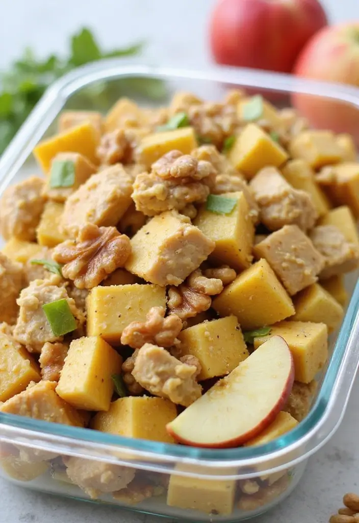 25 Chicken Salad Meal Prep Recipes for Fresh Lunch Ideas 95 25 Chicken Salad Meal Prep Recipes for Fresh Lunch Ideas - 15. Honey Mustard Chicken Salad