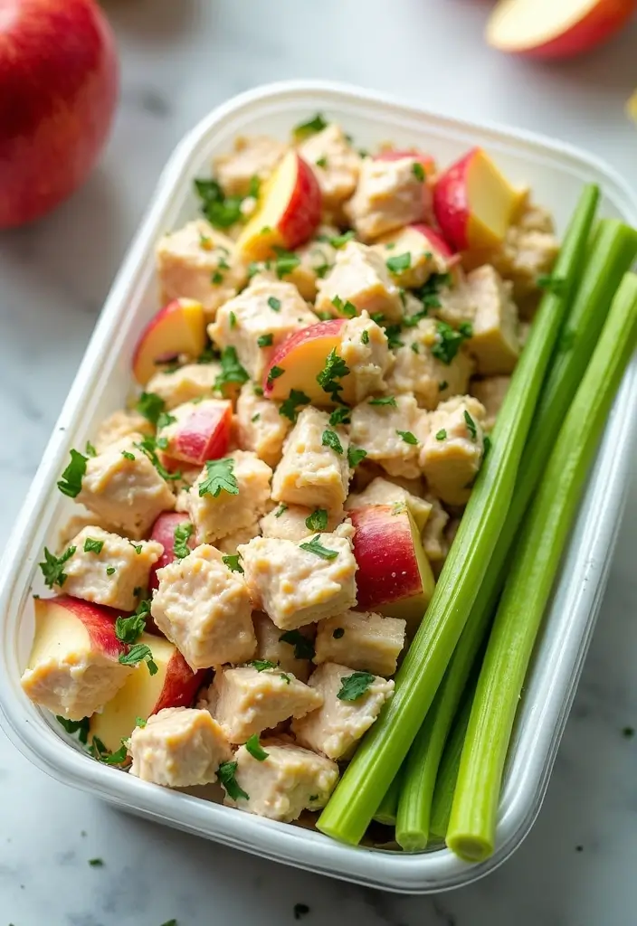 25 Chicken Salad Meal Prep Recipes for Fresh Lunch Ideas 55 25 Chicken Salad Meal Prep Recipes for Fresh Lunch Ideas - 9. Greek Yogurt Chicken Salad