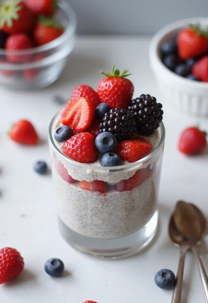25 College Meal Prep Recipes for Students on a Budget 77 25 College Meal Prep Recipes for Students on a Budget - 15. Berry Chia Seed Pudding