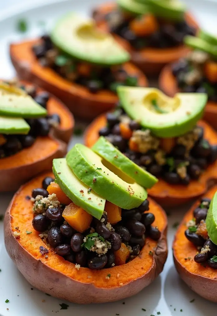 25 College Meal Prep Recipes for Students on a Budget 25 25 College Meal Prep Recipes for Students on a Budget - 5. Baked Sweet Potatoes with Black Beans