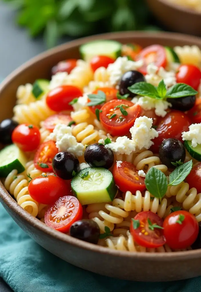 25 College Meal Prep Recipes for Students on a Budget 31 25 College Meal Prep Recipes for Students on a Budget - 7. Mediterranean Pasta Salad