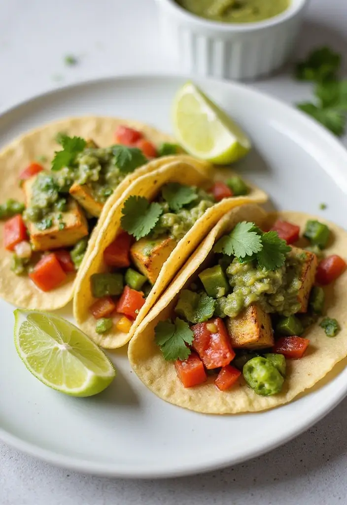 25 Dairy-Free Meal Prep Recipes That Are Easy and Tasty - 15. Salsa Verde Tofu Tacos