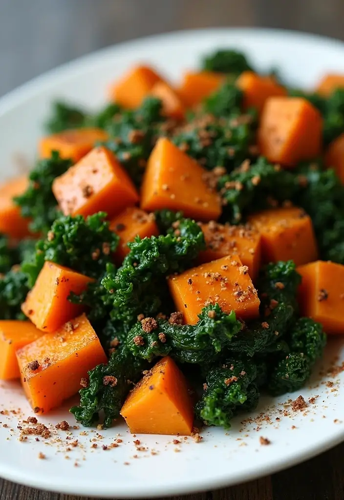 25 Dairy-Free Meal Prep Recipes That Are Easy and Tasty - 5. Sweet Potato & Kale Stir-Fry