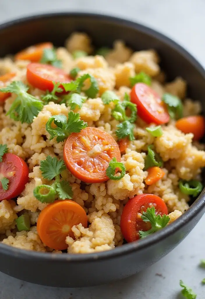 25 Dairy-Free Meal Prep Recipes That Are Easy and Tasty - 8. Cauliflower Fried Rice