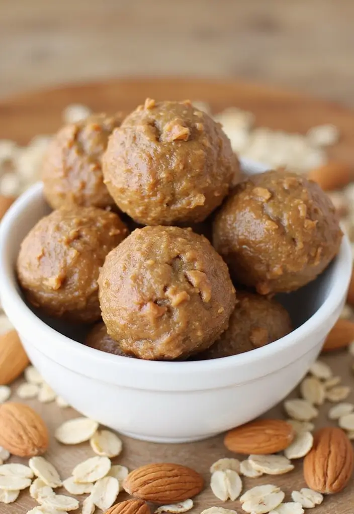 25 Delicious High-Protein Meal Prep Recipes to Boost Your Energy - 11. Almond Butter Energy Bites