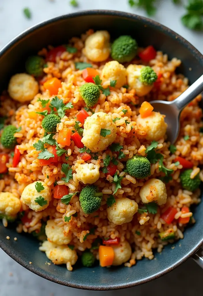 25 Delicious High-Protein Meal Prep Recipes to Boost Your Energy - 12. Cauliflower Rice Stir Fry