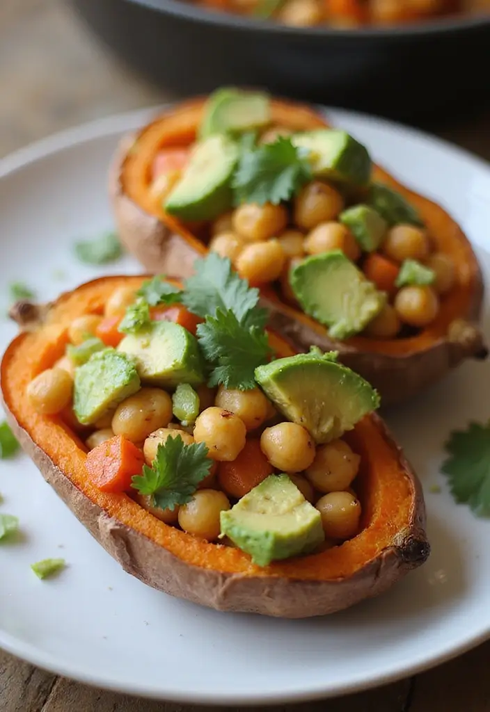 25 Delicious High-Protein Meal Prep Recipes to Boost Your Energy - 17. Stuffed Sweet Potatoes