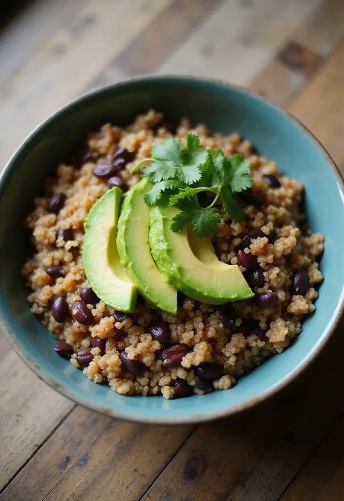 25 Delicious High-Protein Meal Prep Recipes to Boost Your Energy - 20. Spicy Quinoa and Black Bean Bowl