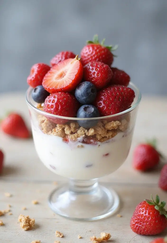 25 Delicious High-Protein Meal Prep Recipes to Boost Your Energy - 6. Greek Yogurt Parfait