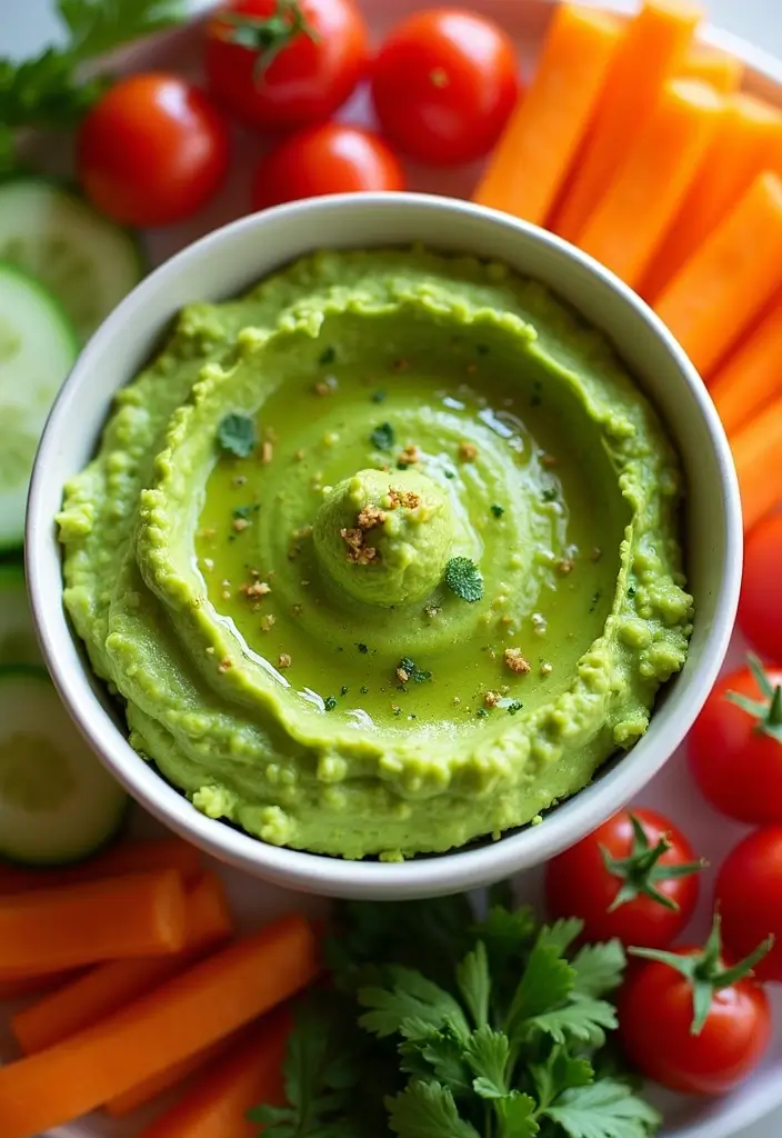 25 Delicious High-Protein Meal Prep Recipes to Boost Your Energy - 7. Edamame Hummus