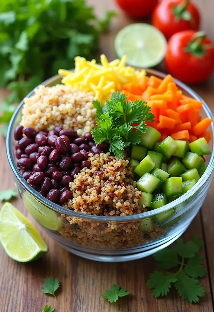 25 Gluten-Free Meal Prep Recipes for Easy Healthy Eating - 1. Quinoa and Black Bean Salad