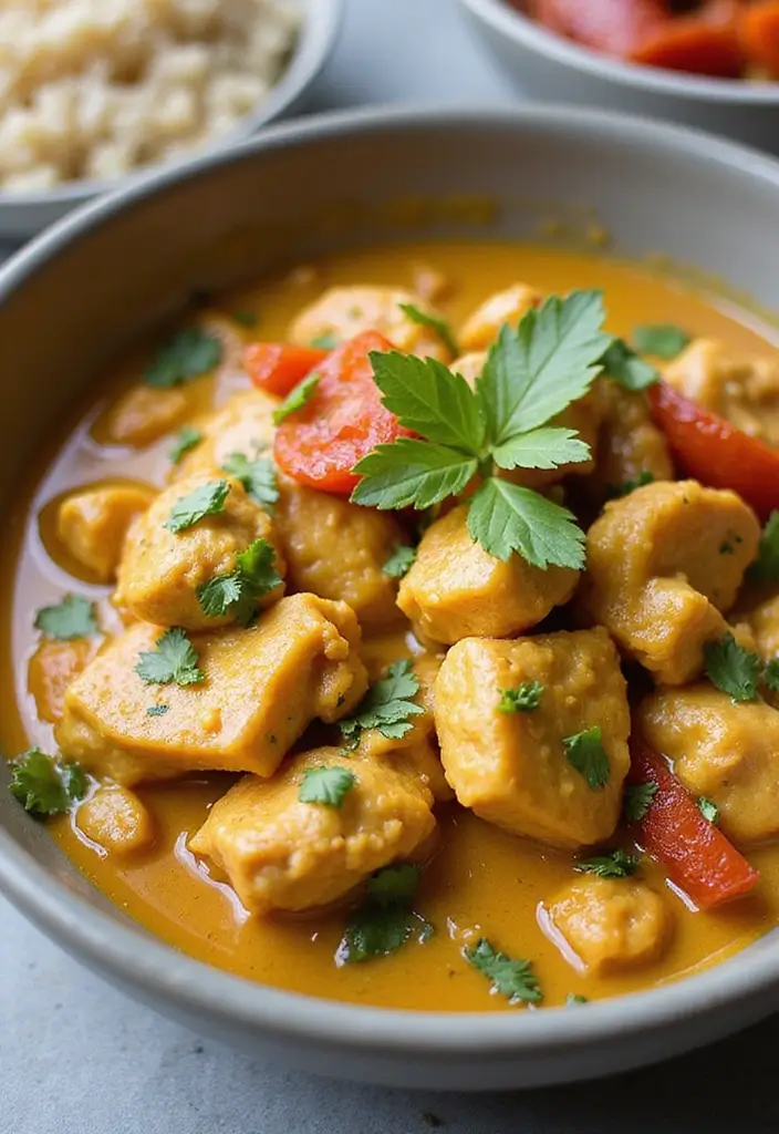 25 Gluten-Free Meal Prep Recipes for Easy Healthy Eating - 15. Coconut Curry Chicken
