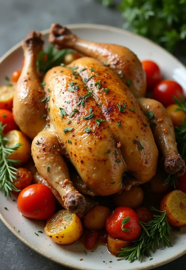 25 Gluten-Free Meal Prep Recipes for Easy Healthy Eating - 16. Herb-Roasted Chicken with Veggies