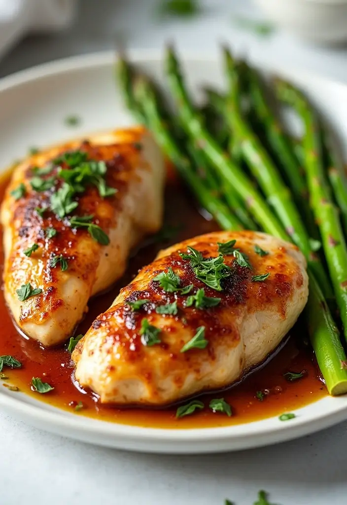 25 Gluten-Free Meal Prep Recipes for Easy Healthy Eating - 20. Balsamic Chicken and Asparagus