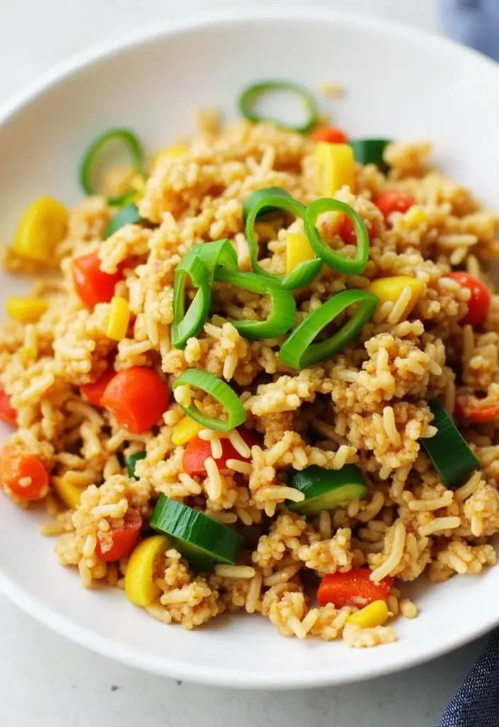 25 Ground Turkey Meal Prep Recipes That Are Healthy and Low Carb - 2. Turkey Cauliflower Fried Rice