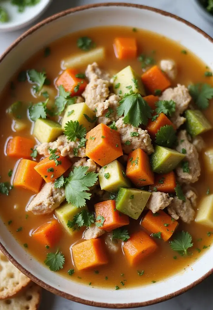 25 Ground Turkey Meal Prep Recipes That Are Healthy and Low Carb - 21. Turkey and Vegetable Soup