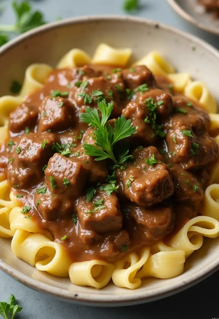 25 Instant Pot Meal Prep Recipes for Quick Weeknights - 14. Instant Pot Beef Stroganoff