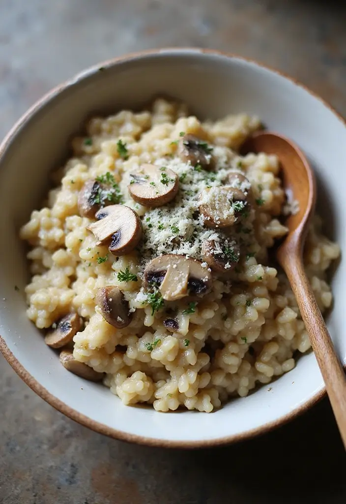 25 Instant Pot Meal Prep Recipes for Quick Weeknights - 3. Creamy Instant Pot Mushroom Risotto