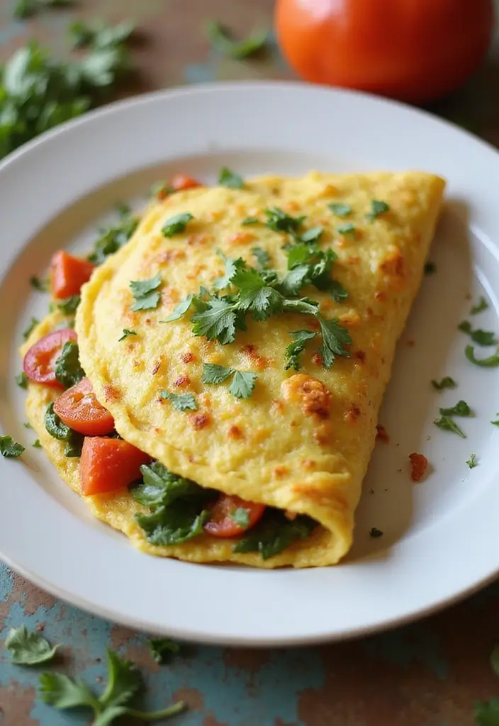 25 Meal Prep Recipes for 21 Day Fix Success 115 25 Meal Prep Recipes for 21 Day Fix Success - 21. Veggie-Packed Omelette