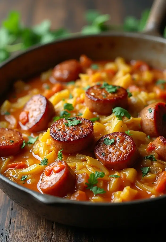 25 Meal Prep Recipes for Diabetics Type 2 That Taste Amazing 145 25 Meal Prep Recipes for Diabetics Type 2 That Taste Amazing - 25. Cabbage and Sausage Skillet