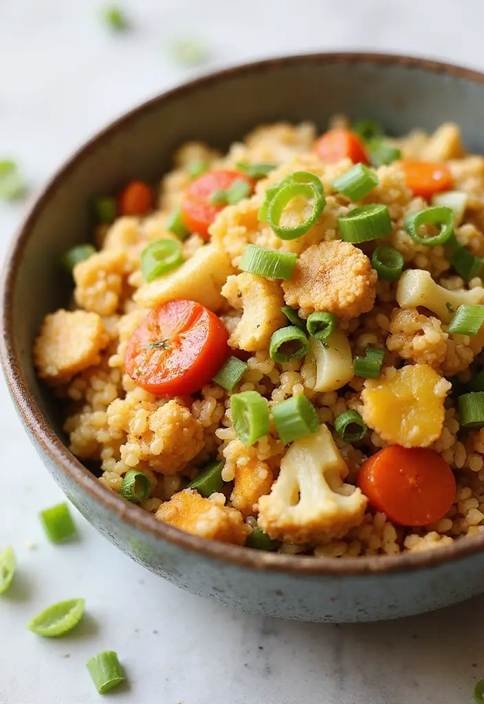25 Meal Prep Recipes for Diabetics Type 2 That Taste Amazing 30 25 Meal Prep Recipes for Diabetics Type 2 That Taste Amazing - 6. Cauliflower Fried Rice