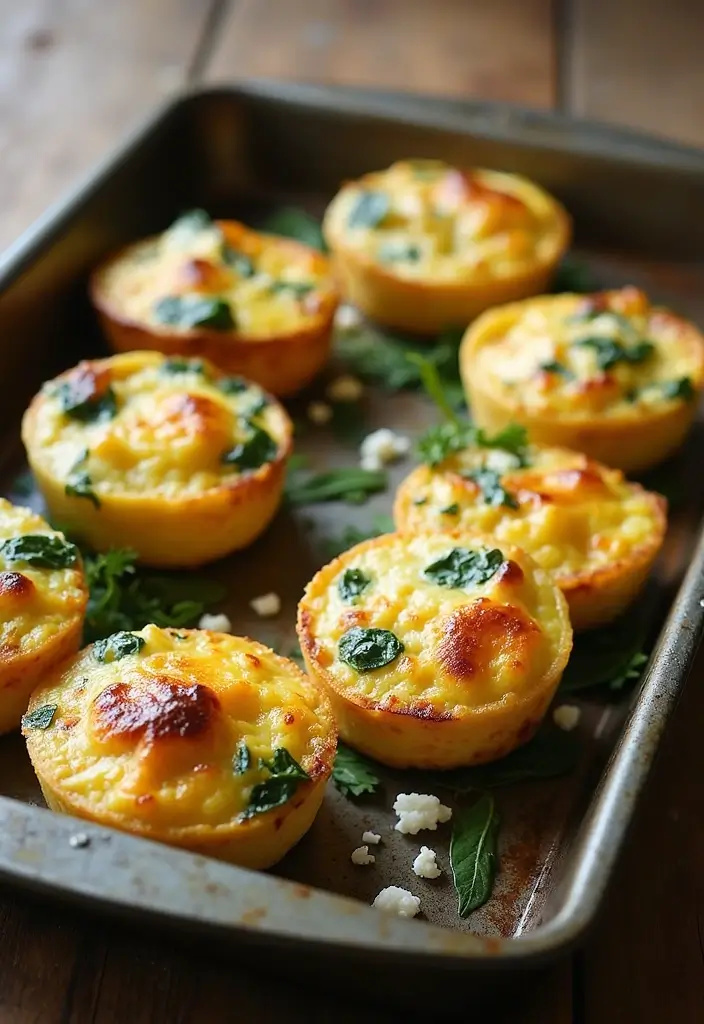 25 Meal Prep Recipes for Diabetics Type 2 That Taste Amazing 37 25 Meal Prep Recipes for Diabetics Type 2 That Taste Amazing - 7. Egg Muffins with Spinach and Feta