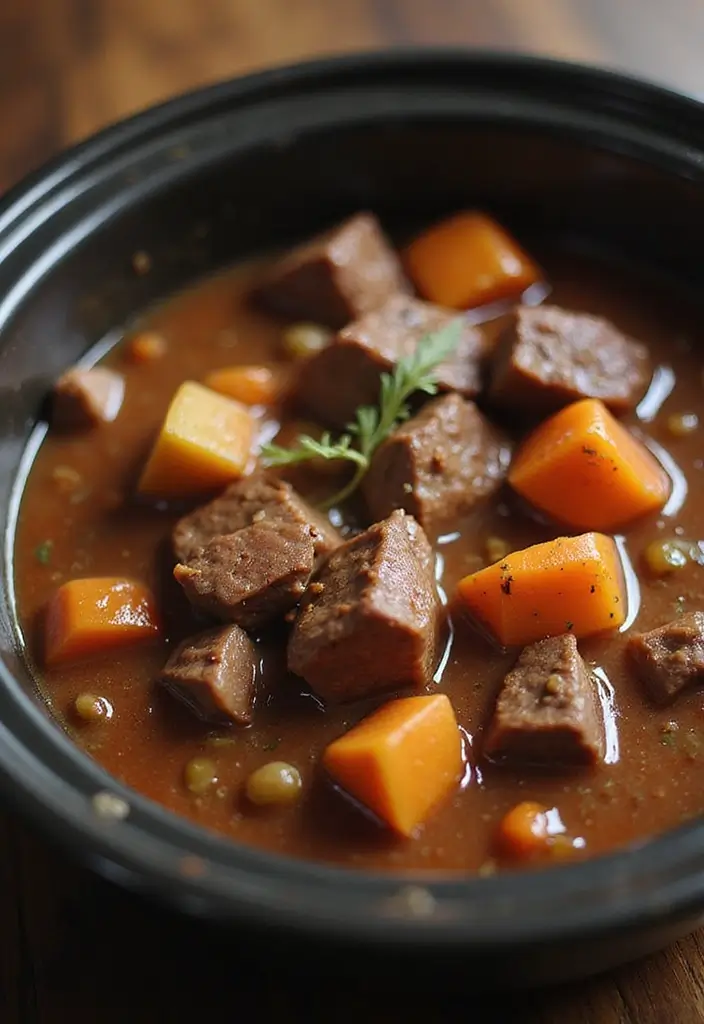 25 Meal Prep Recipes to Gain Weight for Men Made Simple 67 25 Meal Prep Recipes to Gain Weight for Men Made Simple - 11. Slow Cooker Beef Stew