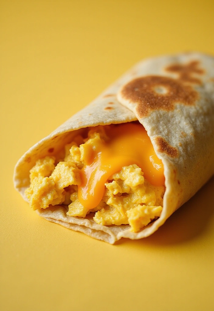 25 Meal Prep Recipes to Gain Weight for Men Made Simple 70 25 Meal Prep Recipes to Gain Weight for Men Made Simple - 12. Egg and Cheese Breakfast Burrito