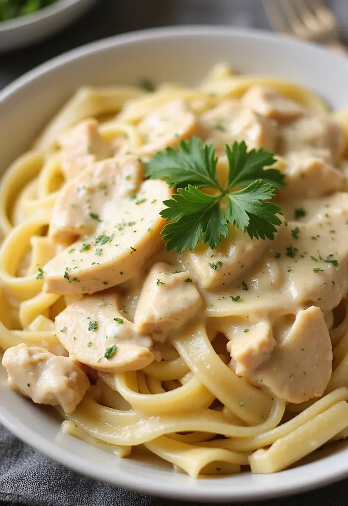 25 Meal Prep Recipes to Gain Weight for Men Made Simple 106 25 Meal Prep Recipes to Gain Weight for Men Made Simple - 18. Chicken Alfredo Pasta