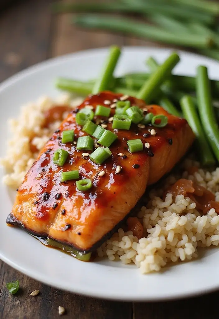 25 Meal Prep Recipes to Gain Weight for Men Made Simple 113 25 Meal Prep Recipes to Gain Weight for Men Made Simple - 19. Teriyaki Salmon with Rice