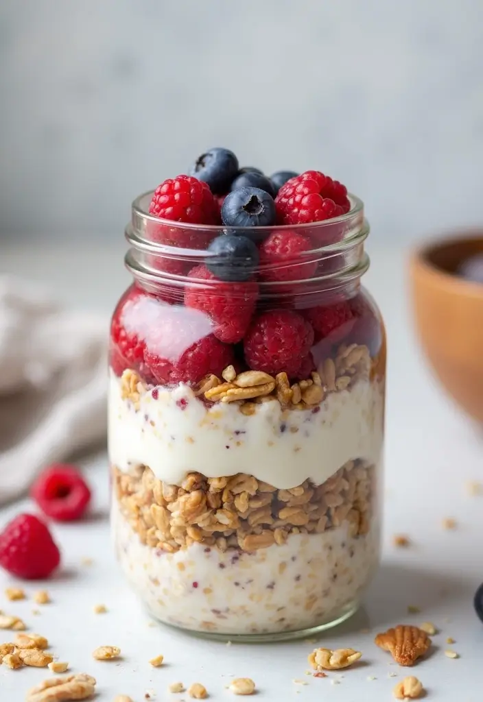 25 Meal Prep Recipes to Gain Weight for Men Made Simple 22 25 Meal Prep Recipes to Gain Weight for Men Made Simple - 4. High-Calorie Overnight Oats