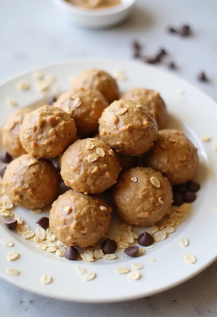 25 Meal Prep Recipes to Gain Weight for Men Made Simple 29 25 Meal Prep Recipes to Gain Weight for Men Made Simple - 5. Peanut Butter Protein Balls