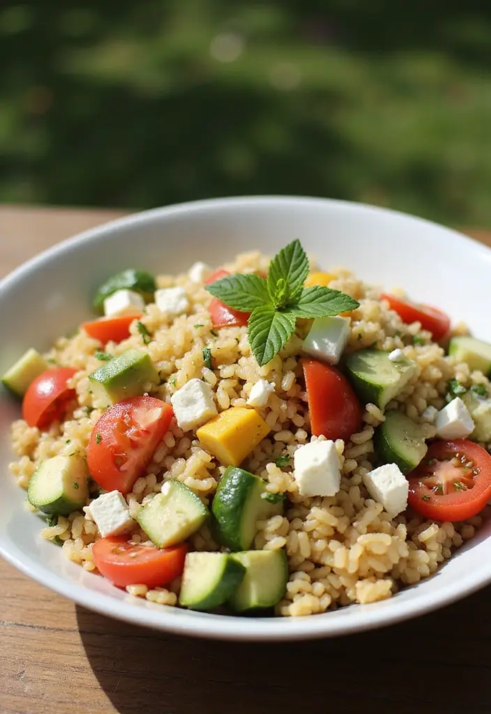 25 Salad Meal Prep Lunch Recipes for Light and Healthy Meals - 12. Greek Orzo Salad