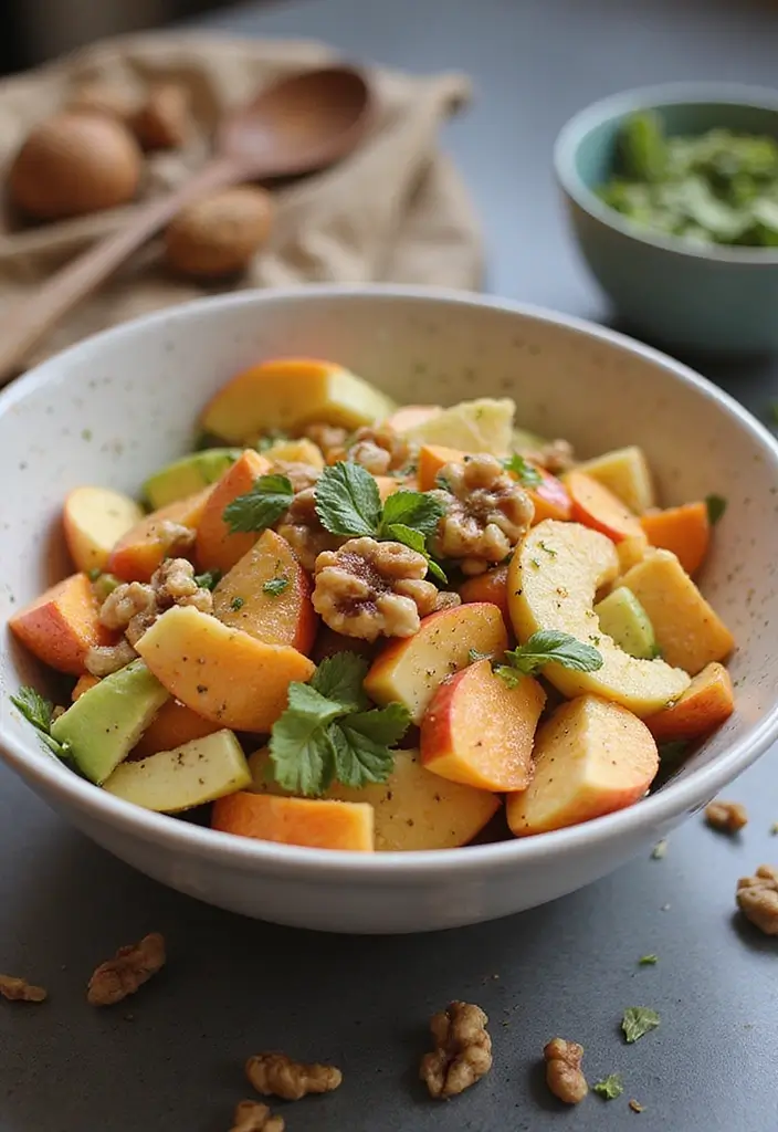 25 Salad Meal Prep Lunch Recipes for Light and Healthy Meals - 19. Apple & Walnut Salad