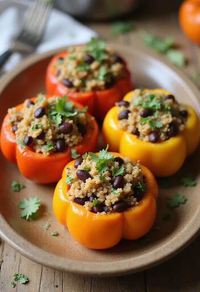 26 FTDI Meal Prep Recipes from The Camp Transformation Program 87 26 FTDI Meal Prep Recipes from The Camp Transformation Program - 15. Quinoa and Black Bean Stuffed Peppers
