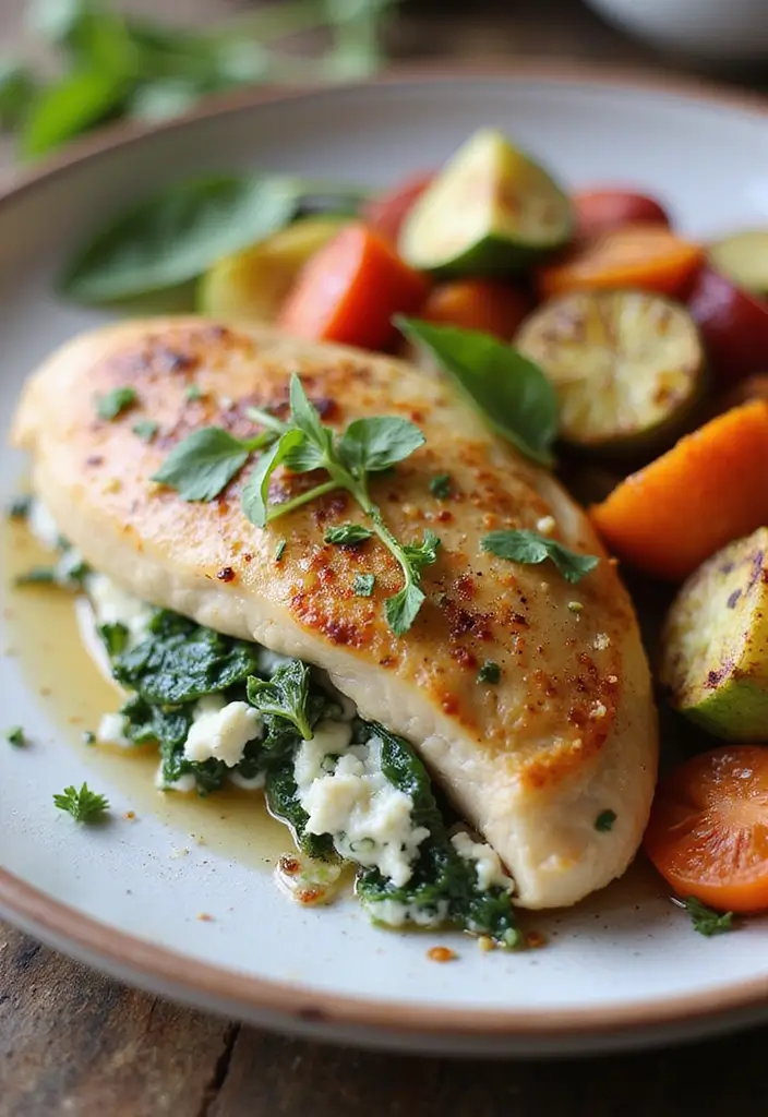 26 FTDI Meal Prep Recipes from The Camp Transformation Program 95 26 FTDI Meal Prep Recipes from The Camp Transformation Program - 17. Spinach and Feta Stuffed Chicken Breast