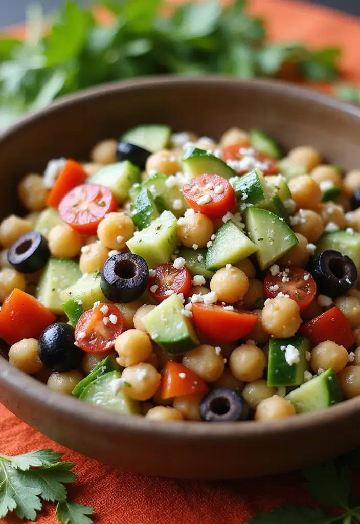 26 FTDI Meal Prep Recipes from The Camp Transformation Program 29 26 FTDI Meal Prep Recipes from The Camp Transformation Program - 5. Mediterranean Chickpea Salad