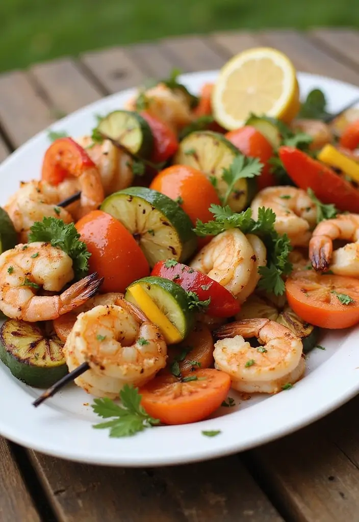 26 FTDI Meal Prep Recipes from The Camp Transformation Program 43 26 FTDI Meal Prep Recipes from The Camp Transformation Program - 7. Lemon Garlic Shrimp and Veggie Skewers