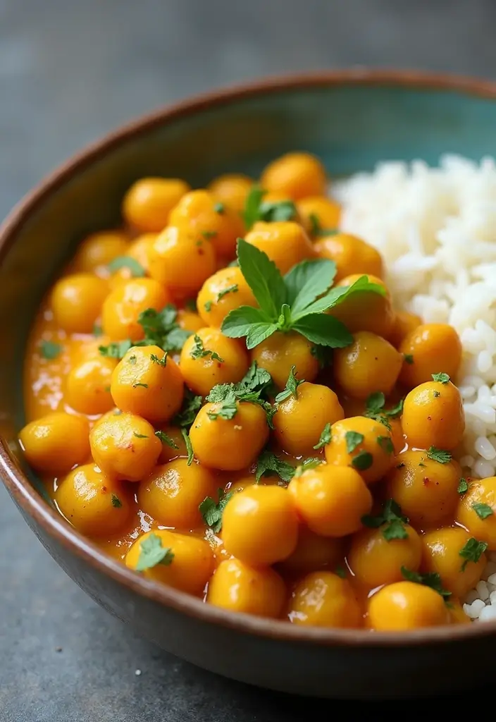 26 Freezer Meal Prep Recipes for Moms-to-Be (Pre-Baby Edition) 107 26 Freezer Meal Prep Recipes for Moms-to-Be (Pre-Baby Edition) - 19. Coconut Curry Chickpeas