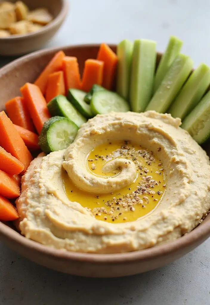 26 Healthy Meal Prep Recipes for the Week You’ll Actually Enjoy 134 26 Healthy Meal Prep Recipes for the Week You’ll Actually Enjoy - 24. Roasted Garlic Hummus