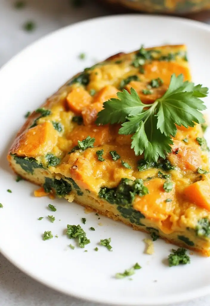 26 Healthy Meal Prep Recipes for the Week You’ll Actually Enjoy 9 26 Healthy Meal Prep Recipes for the Week You’ll Actually Enjoy - 3. Sweet Potato and Kale Frittata