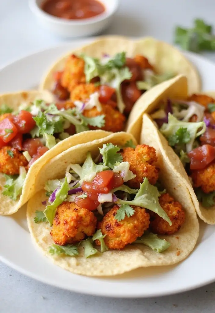 26 Healthy Meal Prep Recipes for the Week You’ll Actually Enjoy 33 26 Healthy Meal Prep Recipes for the Week You’ll Actually Enjoy - 7. Spicy Roasted Cauliflower Tacos