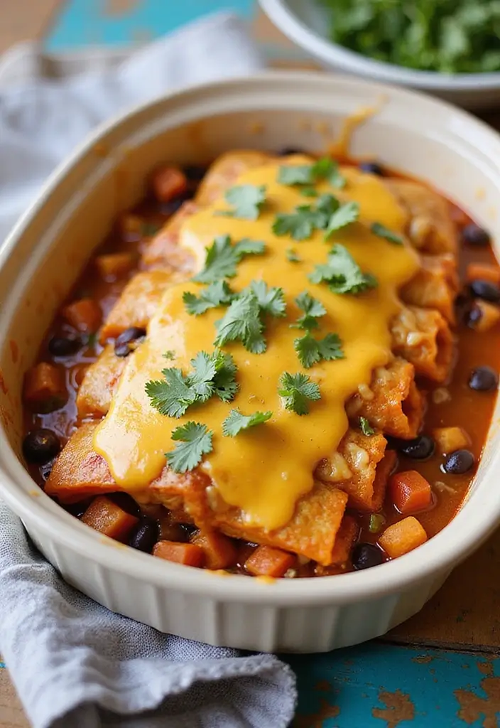 27 Family Meal Prep Dinner Recipes for the Week That Everyone Will Love 80 27 Family Meal Prep Dinner Recipes for the Week That Everyone Will Love - 14. Sweet Potato & Black Bean Enchiladas