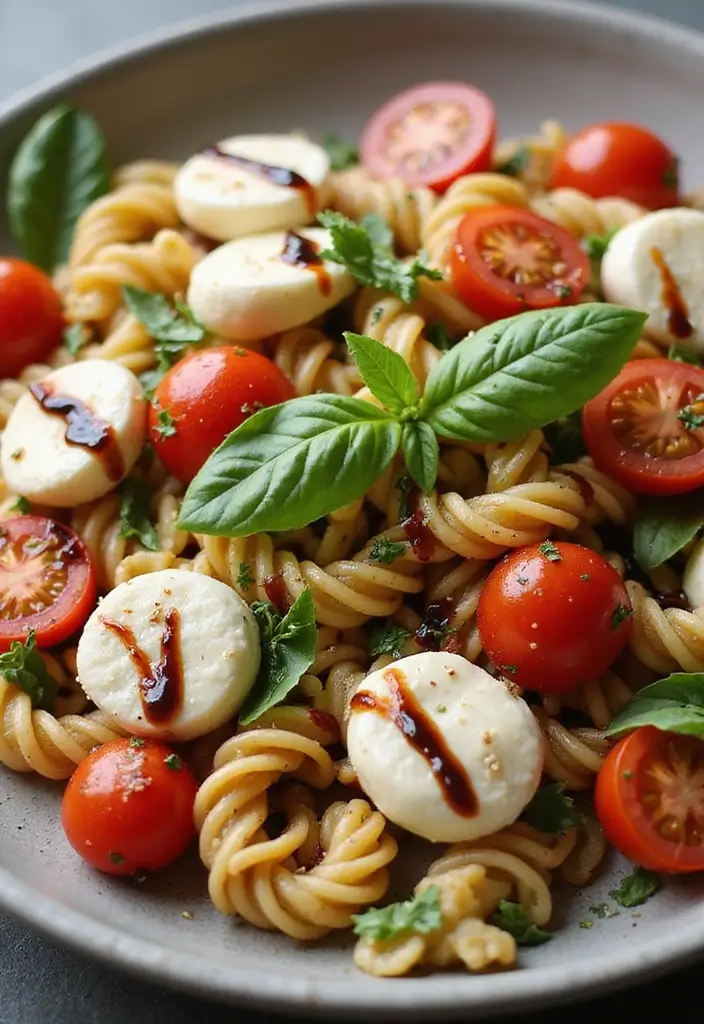 27 Family Meal Prep Dinner Recipes for the Week That Everyone Will Love 102 27 Family Meal Prep Dinner Recipes for the Week That Everyone Will Love - 18. Caprese Pasta Salad