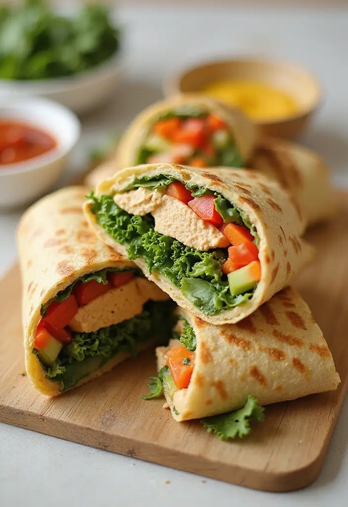27 Family Meal Prep Dinner Recipes for the Week That Everyone Will Love 124 27 Family Meal Prep Dinner Recipes for the Week That Everyone Will Love - 22. Grilled Veggie Wraps