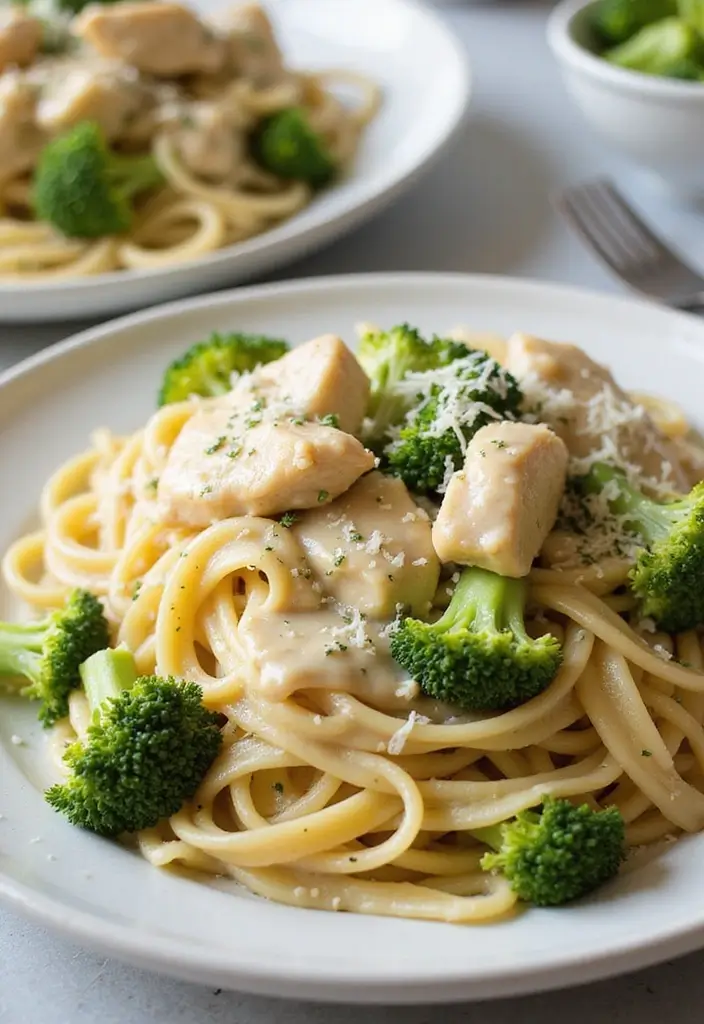 27 Family Meal Prep Dinner Recipes for the Week That Everyone Will Love 134 27 Family Meal Prep Dinner Recipes for the Week That Everyone Will Love - 24. Chicken Alfredo with Broccoli