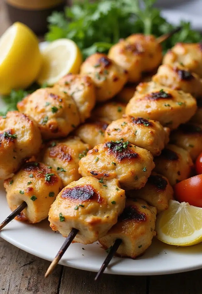 27 Family Meal Prep Dinner Recipes for the Week That Everyone Will Love 146 27 Family Meal Prep Dinner Recipes for the Week That Everyone Will Love - 26. Grilled Lemon Herb Chicken Skewers