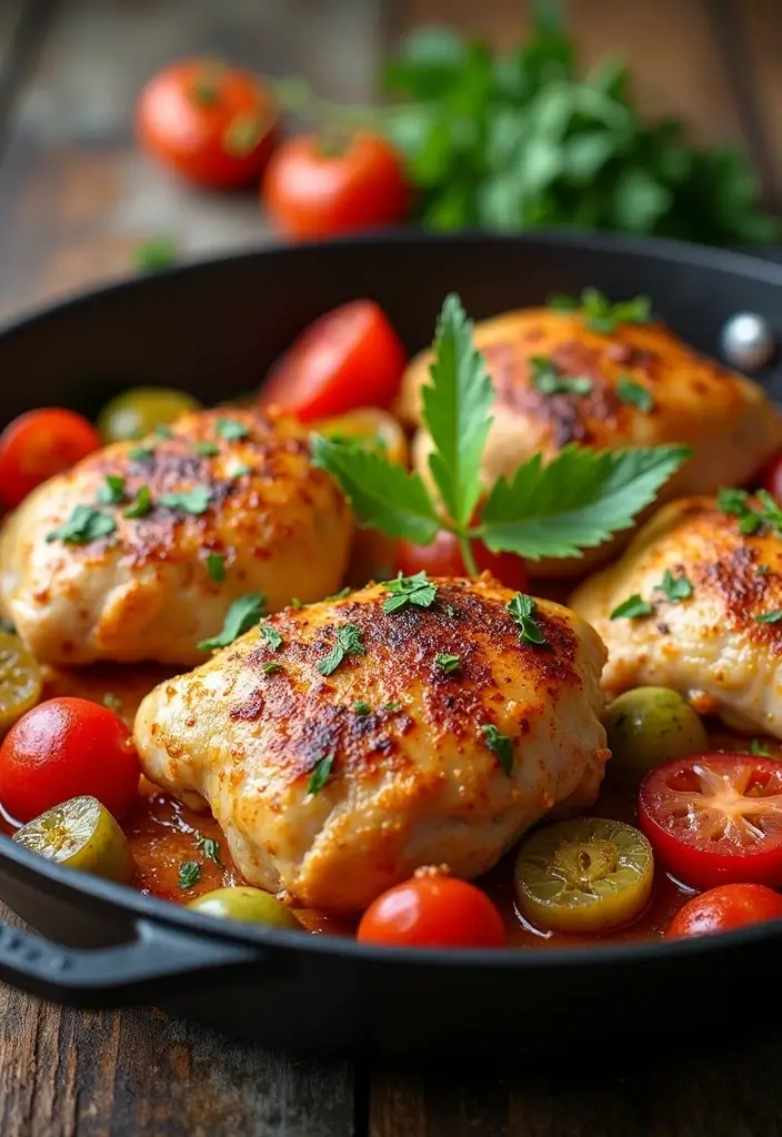 27 Family Meal Prep Dinner Recipes for the Week That Everyone Will Love 15 27 Family Meal Prep Dinner Recipes for the Week That Everyone Will Love - 3. One-Pan Mediterranean Chicken