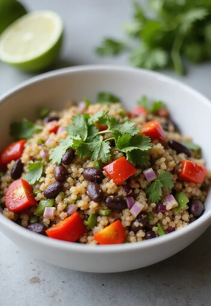 27 Gluten-Free Dairy-Free Meal Prep Recipes for Clean Eating 1 27 Gluten-Free Dairy-Free Meal Prep Recipes for Clean Eating - 1. Quinoa & Black Bean Salad