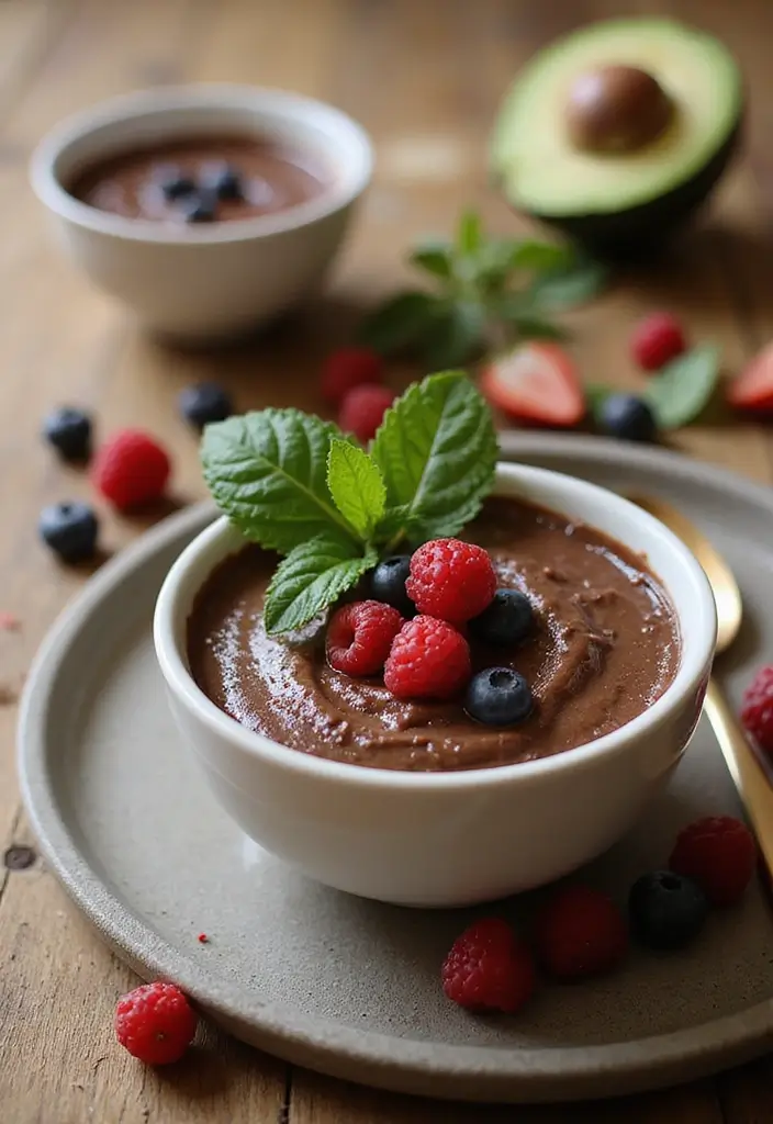 27 Gluten-Free Dairy-Free Meal Prep Recipes for Clean Eating 77 27 Gluten-Free Dairy-Free Meal Prep Recipes for Clean Eating - 15. Chocolate Avocado Mousse